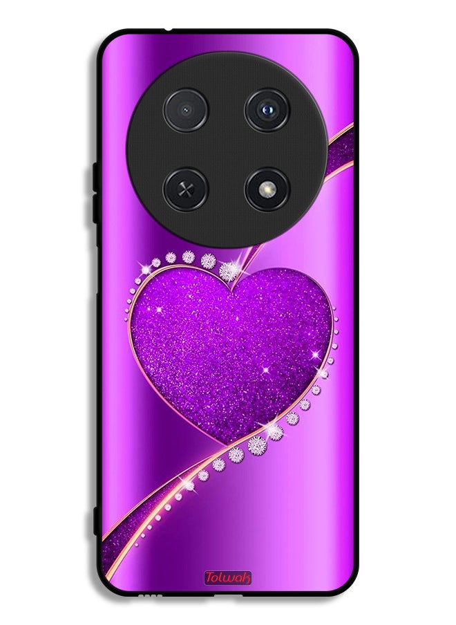 Tolwak Huawei nova 12i Protective Case Cover Glitter Heart  - Image 1