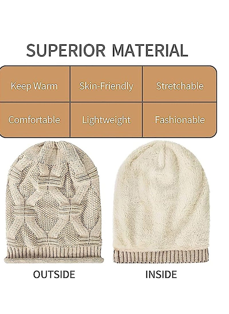 SYOSI High quality soft material The baggy slouchy beanie hats are made of 100% acrylic High quality material comfortable breathable and excellent elasticity Soft and lightweight - Image 3
