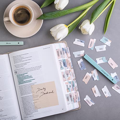 DiverseBee Laminated Bible Tabs (Large Print, Easy to Read), Bible Journaling Supplies, Bible Book Tabs, Christian Gift, 66 Bible Tabs Old and New Testament, Includes 11 Blank Tabs (Clouds) - Image 5
