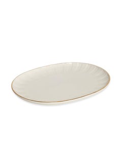 Absolute Oval Platter, Off-White And Gold - 36 Cm - pzsku/Z7B8AEE3073C59EBC8BD1Z/45/_/1736868597/bd34ff47-4de9-404c-91ed-bb1d0943f39c