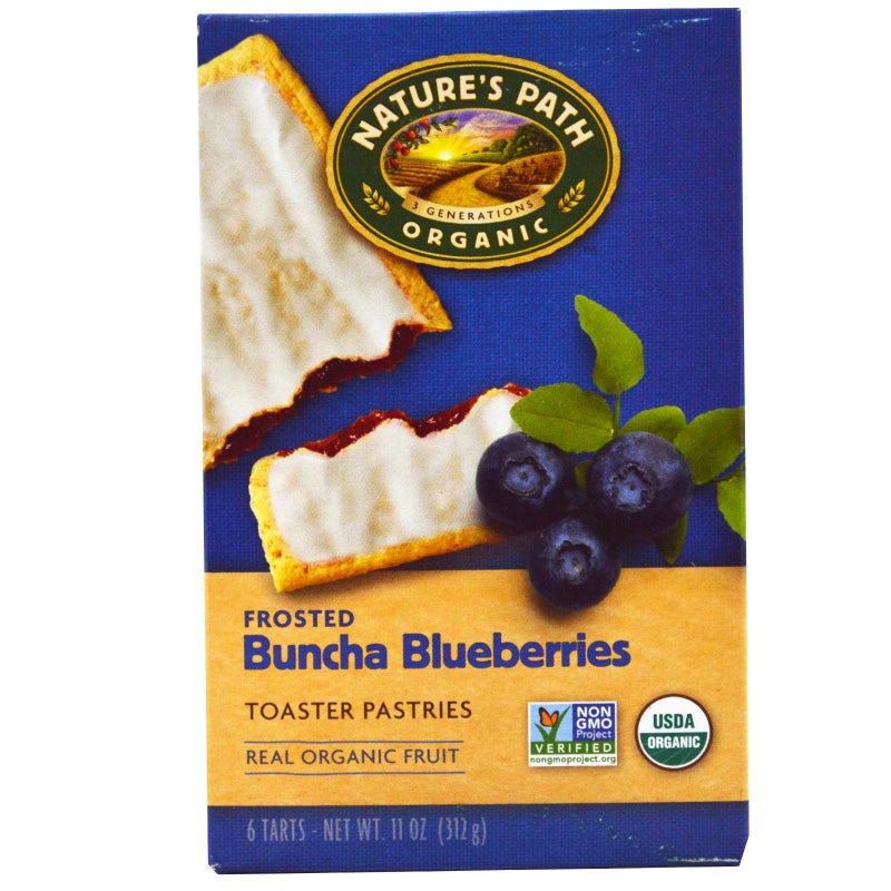 Nature's Path Organic Toaster Pastries Blueberry Frosted -- 11 oz - Image 1