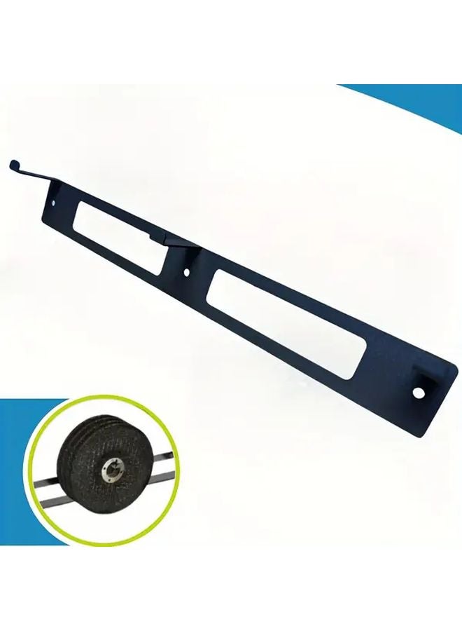 Black Wall Mounted Metal Grinding Disc And Cutting Wheel Storage Rack 1pc - Image 2