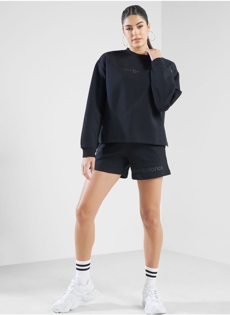 New Balance سويت شيرت فائق الكثافة ثلاثي الحياكة  - Image 4