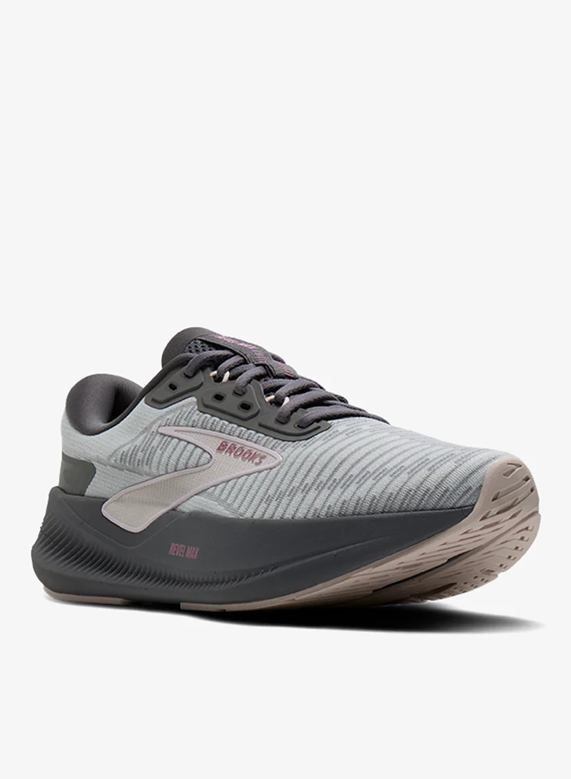 Brooks HARBOR MIST/GREY/METALLIC Revel Max for Women | Best Price UAE
