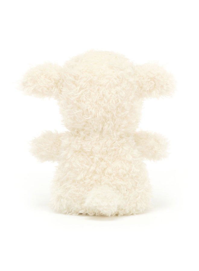 Jellycat Little Lamb Plush – Soft Stuffed Toy with Cordy Legs, Cute Valentine’s Gift for Kids & Adults, Collectible Jellycat, 18cm - Image 3