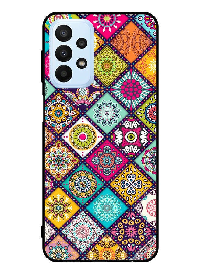 Covernex Protective Case Cover For Samsung Galaxy A23 Multi Shapes Floral Pattern - Image 1