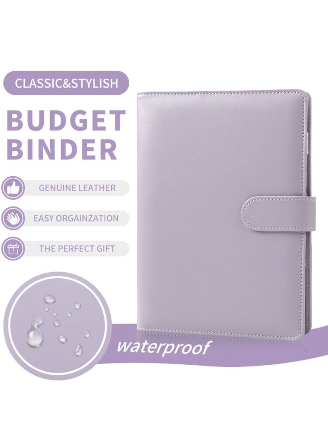 HONGYANG A5 Loose-leaf Folder Zipper Bag Macaron Notebook Leather Pu Loose-leaf Book Cash Budget Journal Book - Image 2