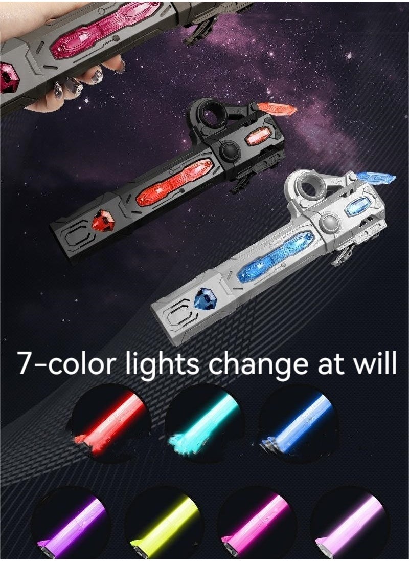 M MIAOYAN M MIAOYAN new toy laser sword Star Wars laser sword shape toy finger rotating seven-color light band music retractable luminous toy sword  - Image 4