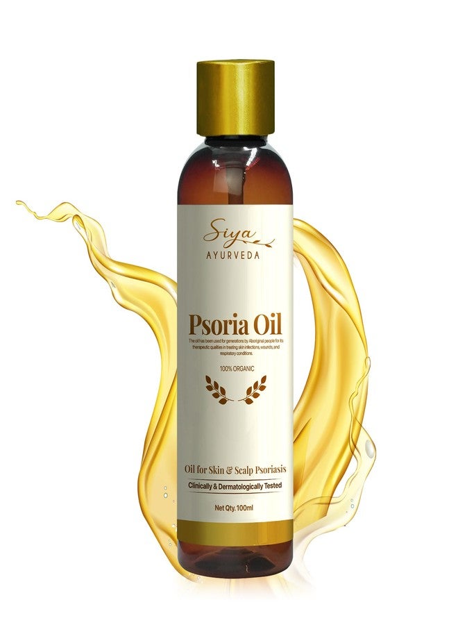 SiyaAyurveda زيت سيا أيورفيدا للصدفية - علاج الصدفية لفروة الرأس الحساسة والمصابة بالحكة والإكزيما | تركيبة مضادة لقشرة الرأس والتهاب الجلد لشعر صحي | زيت جوز الهند للشعر من د. ميغا تشاتورفيدي لعلاج الصدفية - 100 مل - Image 1