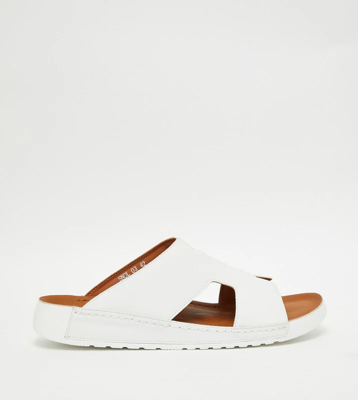 Steve Madden SNOL White Men's Comfort Sandals
