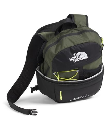 THE NORTH FACE Borealis Convertible Pack | Commuter Laptop Backpack with Removable Lumbar Pack, Water Repellent Finish, New Taupe Green/TNF Black/Fizz Lime, One Size - Image 4