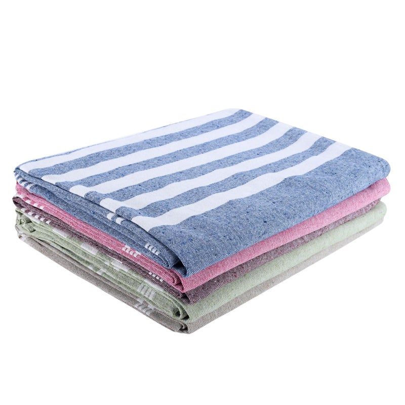 Värde Premium Hand Towels | 180 GSM Cotton Hand Towels | Hand Towel Set of 5 | Hand Towel for Gym | Soft Towels | Size 16W x 25L (Multicolor, Pack of 5) - Image 1