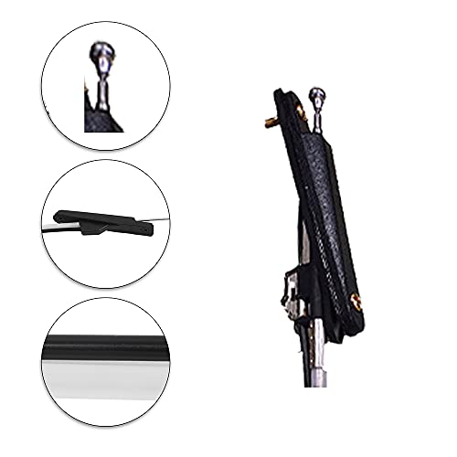 Auto Pearl - Vehicle Roof Mount Rubber Antenna Mast Flexible Car Antenna with Anti-Theft Design and Car Wash Safe - Black -Alto - Image 4