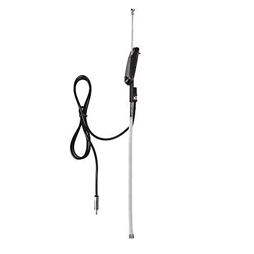Auto Pearl - Vehicle Roof Mount Rubber Antenna Mast Flexible Car Antenna with Anti-Theft Design and Car Wash Safe - Black -Alto - Image 3