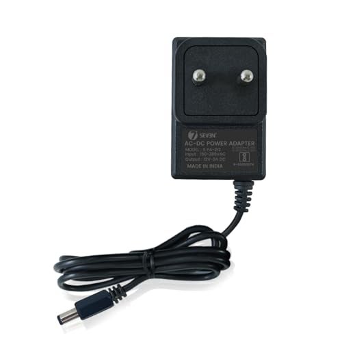 7-Seven 7SEVEN® 12V 2Amp Dc Adapter for CCTV Camera Power Supply Dvr Set Top Box Led Strip Light Car and Bike Toy Charger Dc Motor Modem Router, Ensure Pin Size - Image 1