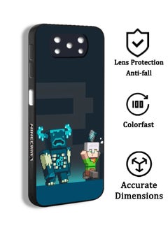 Phone Case Cover For xiaomi poco x3 pro Game Minecraft Pixel Art Characters MMD07