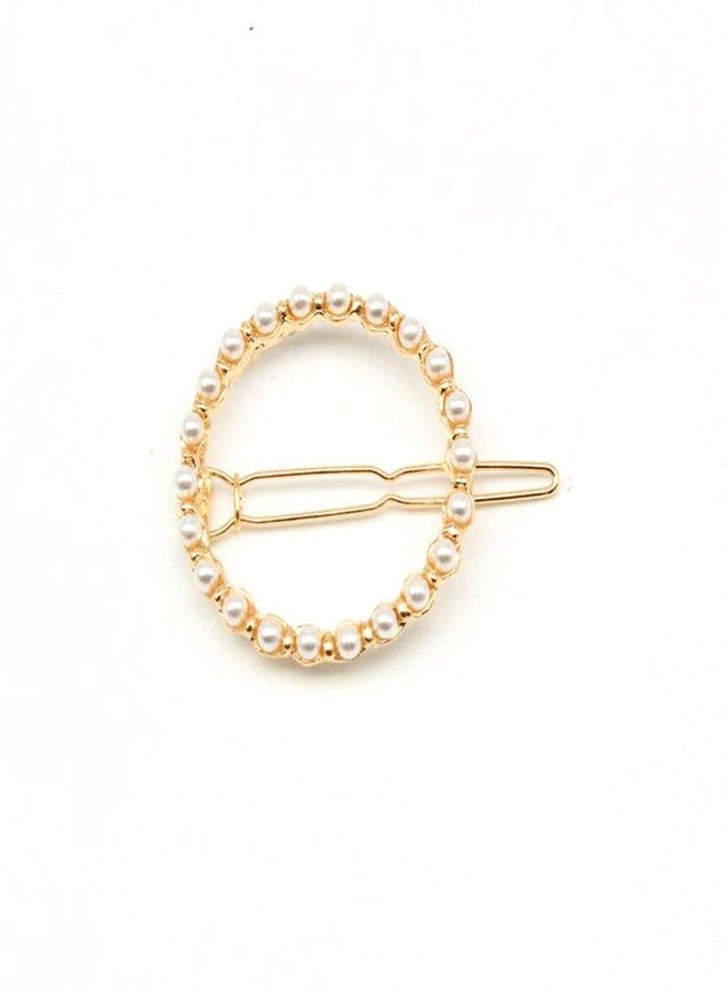 DealFry Popular Korean Fashion Imitiation Pearl Hair Clip Snap Barrettes Women Girl Handmade Pearl Flowers Hair Headwear Accessories Styling Tool for Party Wedding (12 Pcs) - Image 2