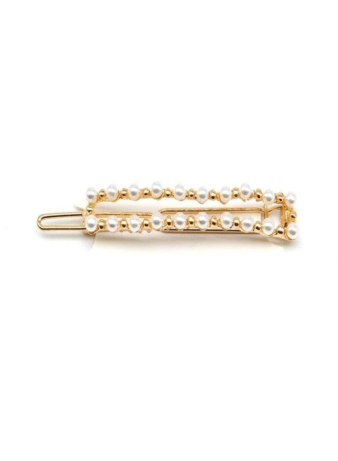 DealFry Popular Korean Fashion Imitiation Pearl Hair Clip Snap Barrettes Women Girl Handmade Pearl Flowers Hair Headwear Accessories Styling Tool for Party Wedding (12 Pcs) - Image 3