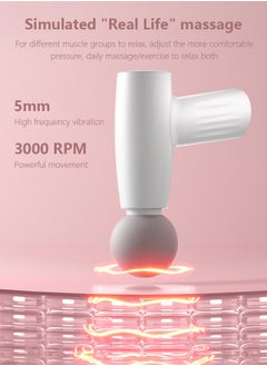 Occuwzz OCCUWZZ Mini Massage Gun for Pain Relief | Ultralight Portable Rechargeable Fascia Gun for Back & Muscle Recovery | White, Quiet & Powerful, Ideal for Home & Travel Use  - Image 5