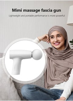 Occuwzz OCCUWZZ Mini Massage Gun for Pain Relief | Ultralight Portable Rechargeable Fascia Gun for Back & Muscle Recovery | White, Quiet & Powerful, Ideal for Home & Travel Use  - Image 2