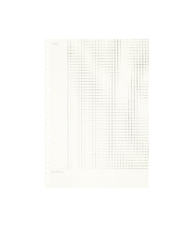 Zelten 2 Pack B5 120 Sheets/240 Pages Connell Loose Leaf Punched Paper Refills Paper for 26 Hole Binder Personal Organizer Diary Notebook Refillable Planner - Image 2