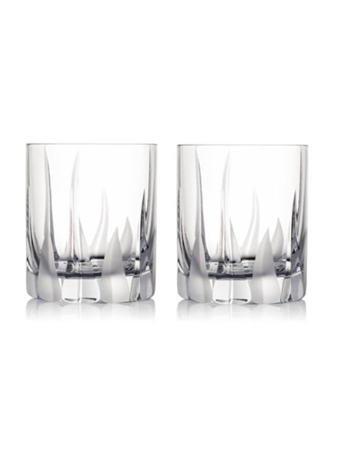 Rogaska 2-Piece Flame Double Old-Fashioned Set Clear  - Image 1