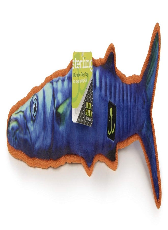 Sterling Ocean Habitat Barracuda with Chew Guard TechnologyDurable Plush Squeaker Dog Toy, Large - Image 1