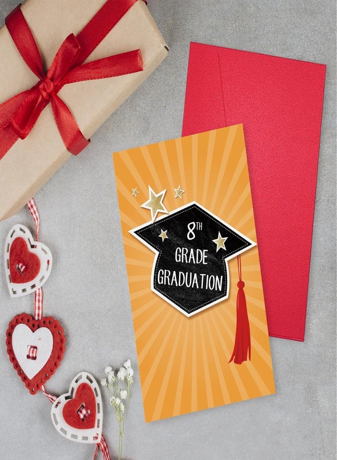 Ogeby Funny 8th Grade Graduation Card for Boy Girl, Congratulations Card for High School Student, Middle School Graduation Gift, Today is Your Day to Shine - Image 3