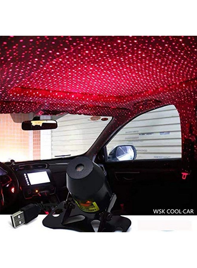 Automaze Interior Car Roof Full Projection Laser USB Atmosphere Ambient Star Light LED (K7 Without Remote) - Image 1