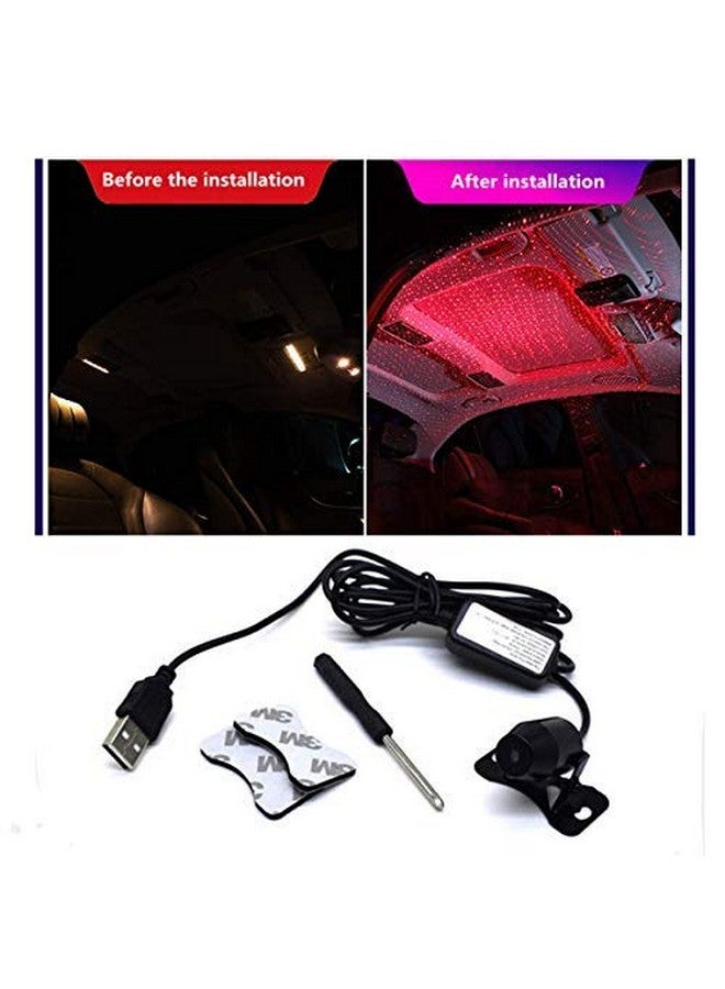 Automaze Interior Car Roof Full Projection Laser USB Atmosphere Ambient Star Light LED (K7 Without Remote) - Image 4