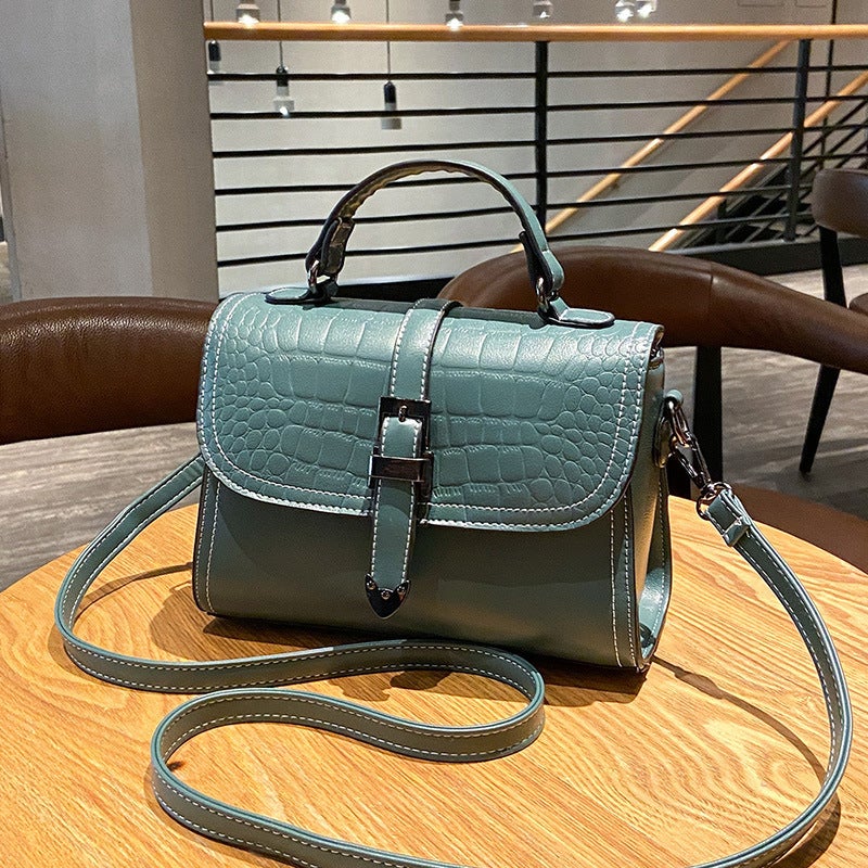 Women'S 2022 Spring New Printed Women'S Small Square Bag Stone Texture Shoulder Bag Crossbody Bag - Image 2