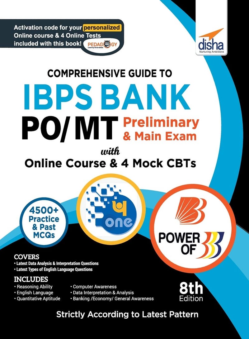 Comprehensive Guide to IBPS Bank PO/ MT Preliminary & Main Exam with Online Course & 4 Online CBTs (8th Edition) - Image 1