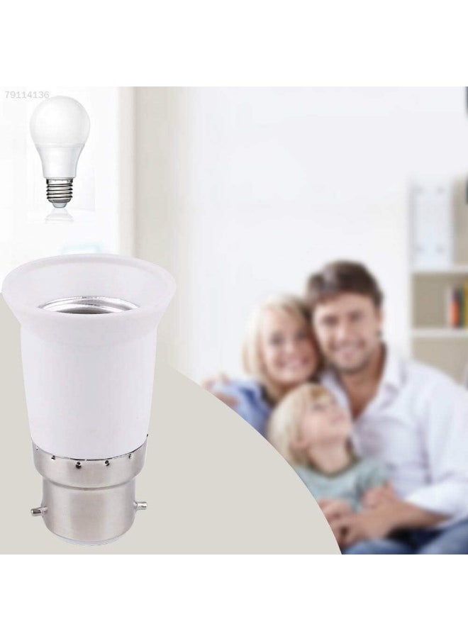 Melfi B22 to E27 Lamp Holder Converter â€“ Transform Your Fixture to Fit LED Bulbs Without Replacing the Base (2 PCS)