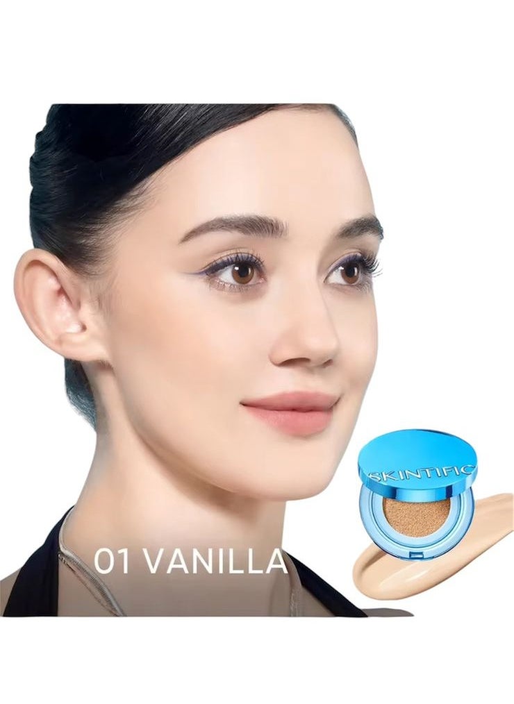 SKINTIFIC - Cover all perfect matte cushion high coverage shade vanilla - Image 1