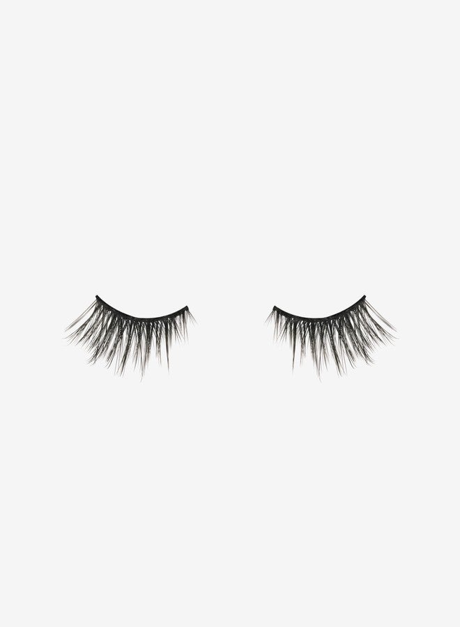 Lilly Lashes BRATZ Collab Cloe Half Lash, Self-Adhesive Full Volume Short Length Wispy Half Lash, 12mm It-Girl Criss-Cross Faux Mink, Reusable Press On Lashes, No Glue, 25th Anniversary Edition - Image 4