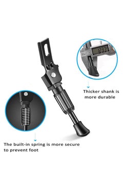 Excefore Kickstand for Kids Bike, Adjustable Aluminum Alloy Kickstands, 16 Inch Wheel Bicycle Side Kick Stand Rear Mount Premium Steel Bikes Support Racks, for 16 inch bike  - Image 2