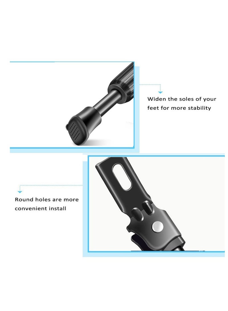 Excefore Kickstand for Kids Bike, Adjustable Aluminum Alloy Kickstands, 16 Inch Wheel Bicycle Side Kick Stand Rear Mount Premium Steel Bikes Support Racks, for 16 inch bike - Image 3