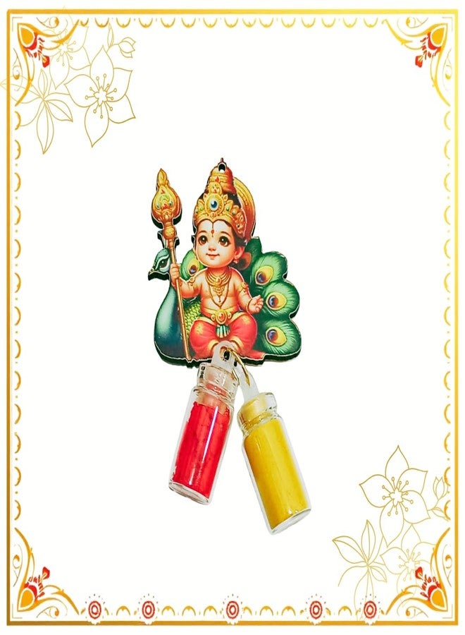 Sri Yagnaa - Kumara Swamy MDF Pasupu Kumkum - هدية الإرجاع Pasupu Kumkum - MDF Haldi Kumkum Gifting - Pasupu Kumkum for Thamboolam - MDF Pasupu Kumkum هدية الإرجاع (Kumara Swamy) - Image 2
