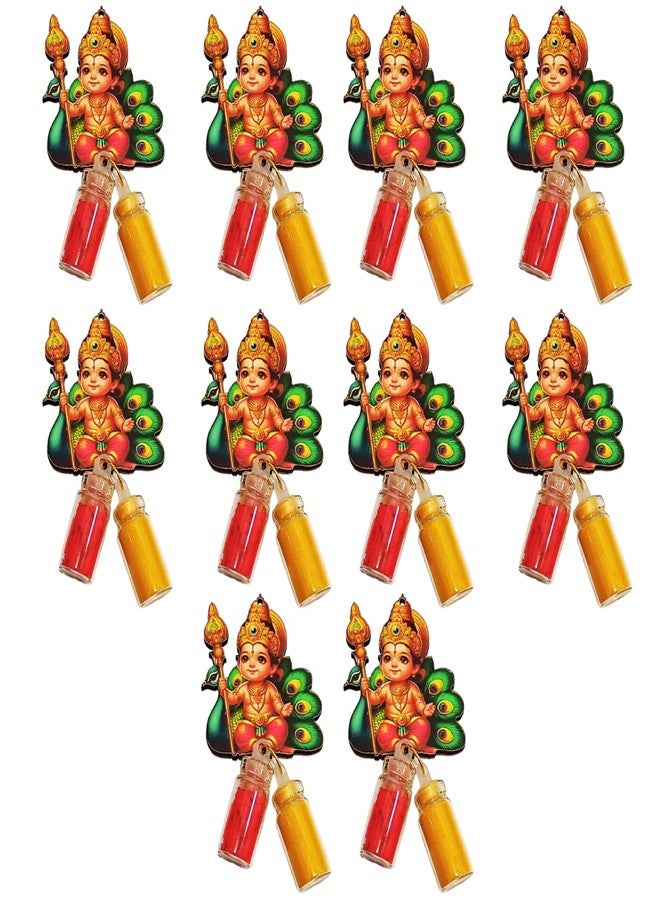 Sri Yagnaa - Kumara Swamy MDF Pasupu Kumkum - هدية الإرجاع Pasupu Kumkum - MDF Haldi Kumkum Gifting - Pasupu Kumkum for Thamboolam - MDF Pasupu Kumkum هدية الإرجاع (Kumara Swamy) - Image 1