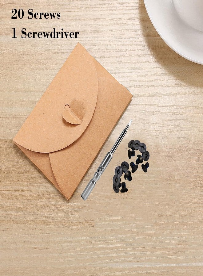 DINGHAO 20 Screws and 1 Screwdriver for RFID Minimalist Aluminum Metal Slim Wallet - Image 5