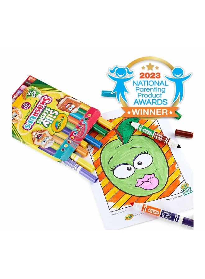 كرايولا مجموعة أقلام ماركر 10 قطع ذات نهايات مزدوجة سخيفة سماش أوبس ذات خط عريض قابلة للغسل، متعددة الألوان 19.84 × 15.24 × 1.58 سم CRA5883420000 - Image 2