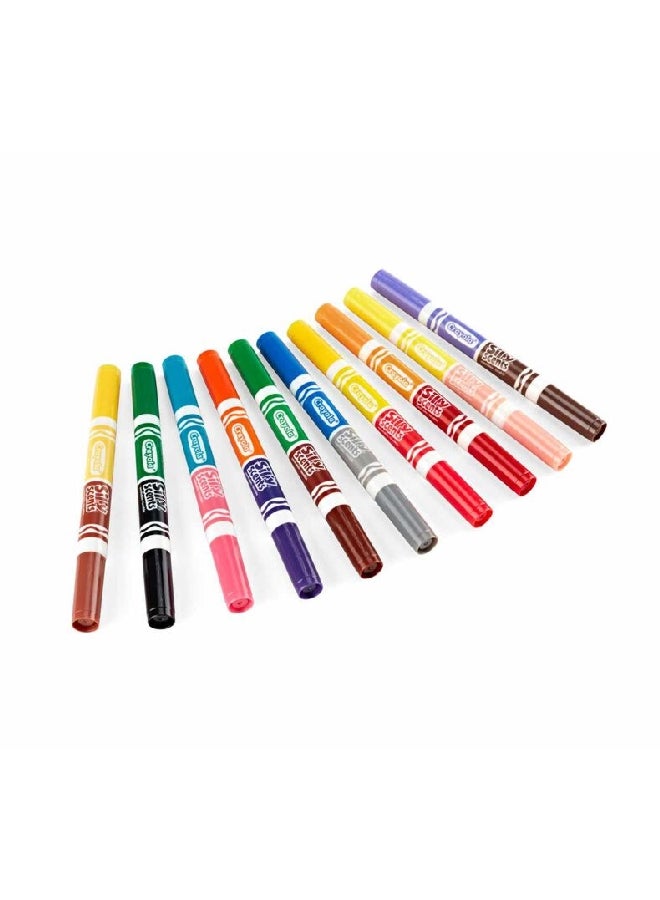 كرايولا مجموعة أقلام ماركر 10 قطع ذات نهايات مزدوجة سخيفة سماش أوبس ذات خط عريض قابلة للغسل، متعددة الألوان 19.84 × 15.24 × 1.58 سم CRA5883420000 - Image 5
