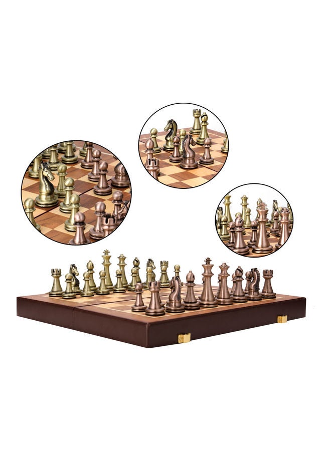 Wooden Folding Chessboard - Image 2