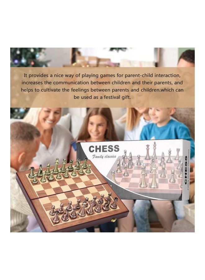 Wooden Folding Chessboard - Image 5