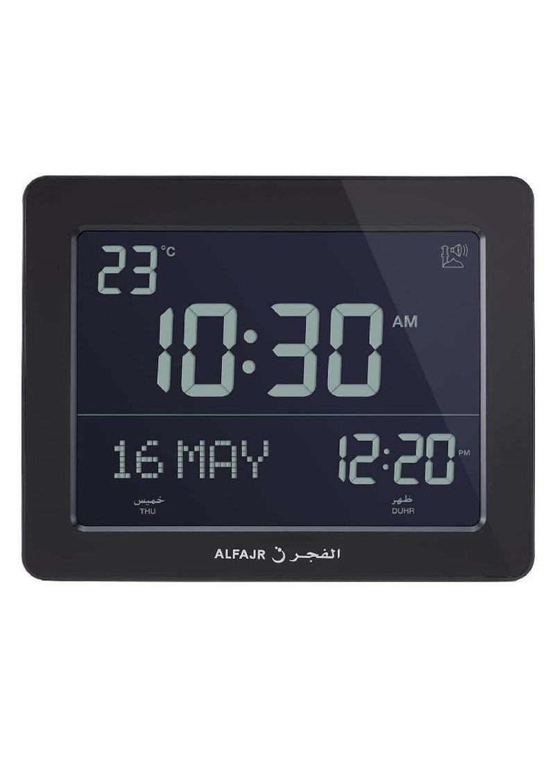 Al Fajr ساعة مكتب الفجر CF-19 سوداء