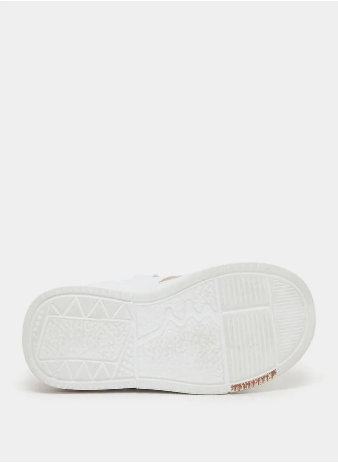 Styli Color Block Sneaker with Hook and Loop Closure