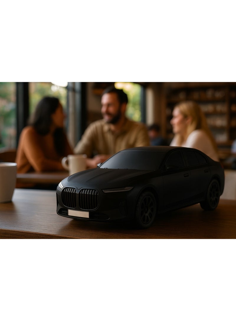Kisonli B8 Bluetooth Car- Shaped Speaker with High-Quality Sound, USB Port and TF Card - Black - Image 3