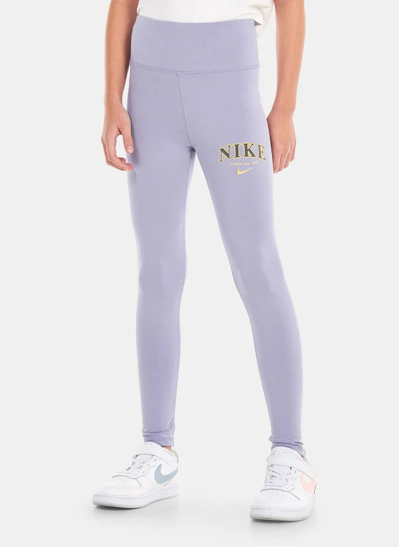 Nike Kids' Sportswear Trend High-Waisted Leggings (Older Kids)