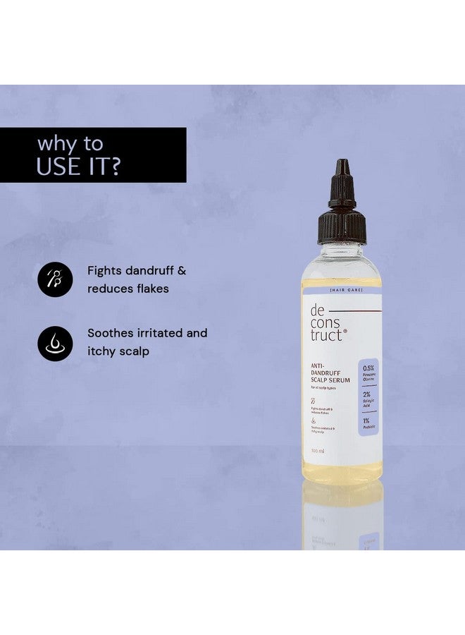 ديكونستركت مصل فروة الرأس المضاد للقشرة | يحتوي على 2% حمض الساليسيليك + 1% بريبايوتيك + 0.5% بيروكتون أولامين | مزيل للقشرة | خالٍ من الكبريتات والبارابين - 100 مل، 130 جرام - Image 4