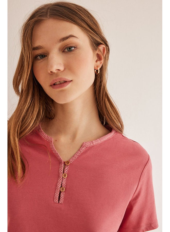 women'secret cotton short sleeve t-shirt - Image 2